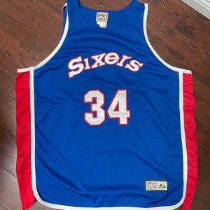 Majestic Hardwood Classics Philadelphia 76ers Charles Barkley Basketball Jersey